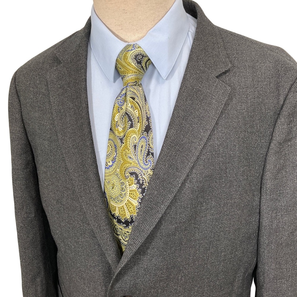 Z Zegna Turati Blazer Men 44R Gray Washable Tech Merino Wool Unstructured Jacket